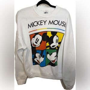 Vintage Mickey & Co. 90s Mickey Mouse Sweatshirt – Pop Art Graphic – Flaws